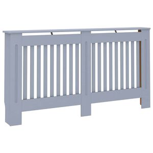 vidaXL radiatorskjuler 152x19x81,5 cm MDF antracitgr&aring;