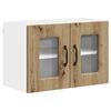 vidaXL Panel til opvaskemaskine Kalmar Artisan Egetr&aelig; 60 x 31 x 40 cm