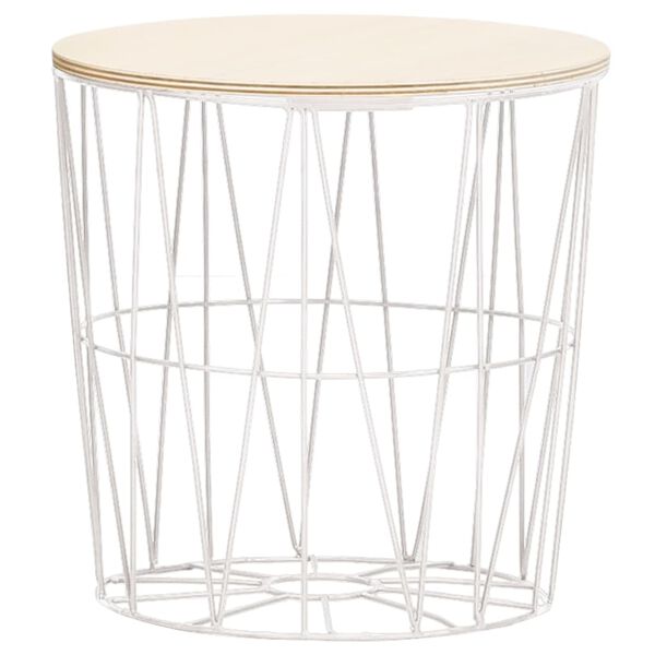 vidaXL sofaborde 4 dele hvid