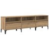 vidaXL TV-skab 150 x 30 x 45 cm Artisan Egetr&aelig; Ingeni&oslash;rt tr&aelig; og jern