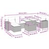 vidaXL sofas&aelig;t til haven 8 dele med hynder polyrattan akacietr&aelig; sort