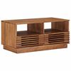 vidaXL Sofabord med skuffe Naturfarvet 85 x 45,5 x 40 cm