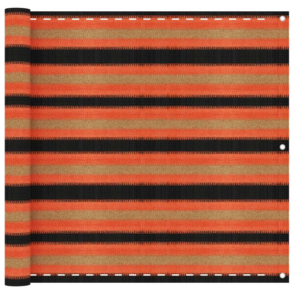 vidaXL altanafskærmning 90x500 cm HDPE flerfarvet