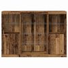 vidaXL Sideboard Gammelt træ 142,5 x 37 x 100 cm Konstrueret træ