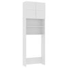 vidaXL vaskemaskineskab 64x25,5x190 cm konstrueret tr&aelig; hvid