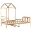 vidaXL daybed med tag 80x200 cm massivt fyrretr&aelig;