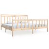 vidaXL sengeramme 200x200 cm massivt tr&aelig;