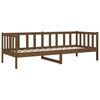 vidaXL daybed 80x200 cm massivt fyrretræ gyldenbrun
