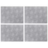 vidaXL Trappe Tread Rektangul&aelig;r 4 pcs S&oslash;lv 40 x 30 cm Aluminium