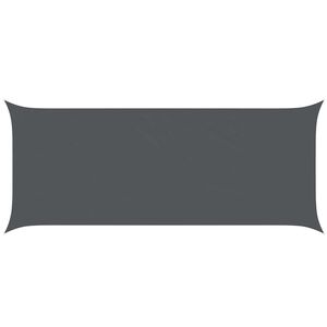 vidaXL Solskygge sejl Antracit 6 x 2,5 m 100% polyester Oxford
