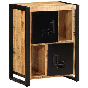 vidaXL sk&aelig;nk 55x35x70 cm massivt ru mangotr&aelig;