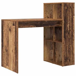 vidaXL Bord Gammelt tr&aelig; Konstrueret tr&aelig; 108 x 55 x 103.5 cm