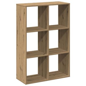 vidaXL bogreol/rumdeler 69,5x29x103,5 cm konstrueret tr&aelig; kunsteg