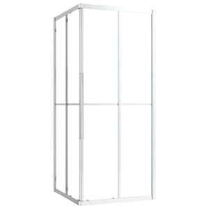 vidaXL brusekabine 80x80x180 cm sikkerhedsglas