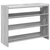 vidaXL skoreol 80x25x62 cm konstrueret tr&aelig; gr&aring; sonoma-eg