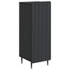 vidaXL Sideboard Sort 34,5 x 33 x 92 cm Konstrueret tr&aelig;