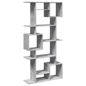 vidaXL bogreol 92x29x188 cm konstrueret tr&aelig; betongr&aring;
