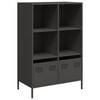 vidaXL skab 68x39x103,5 cm st&aring;l sort