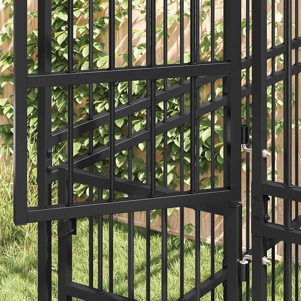 vidaXL udend&oslash;rs hundel&oslash;beg&aring;rd 18,43 m&sup2; st&aring;l