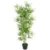 vidaXL kunstig bambusplante med potte 120 cm gr&oslash;n