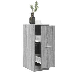 vidaXL apotekerskab 30x41x77,5 cm konstrueret tr&aelig; gr&aring; sonoma-eg