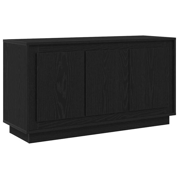 vidaXL Sideboard Sort eg 102 x 35 x 55 cm Konstrueret tr&aelig;