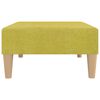 vidaXL 2-personers sovesofa med fodskammel stof gr&oslash;n