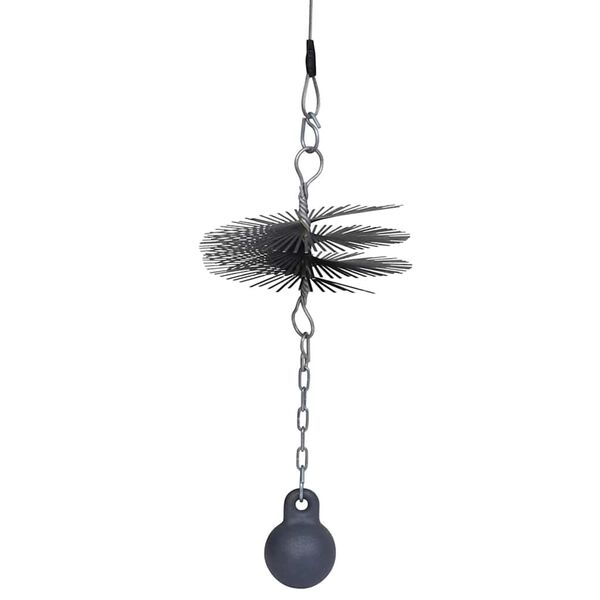 vidaXL rund skorstenskost diameter 20 cm