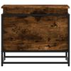 vidaXL opbevaringsboks med låg 60x40x51,5 cm konstrueret træ røget eg