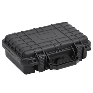 vidaXL transportabel flightcase 30x22x10 cm PP sort