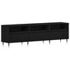 vidaXL TV-skab 150 x 30 x 44,5 cm Sort eg Konstrueret tr&aelig;