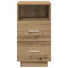 vidaXL sengeborde 2 stk. med 2 skuffer 36x36x68 cm kunsteg