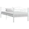 vidaXL stel til daybed 90x200 cm metal hvid