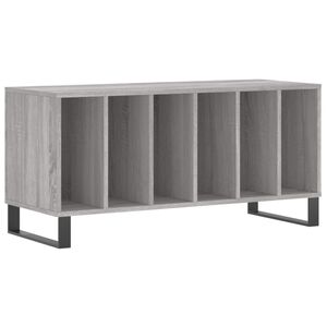 vidaXL vinylskab 100x38x48 cm konstrueret tr&aelig; gr&aring; sonoma-eg