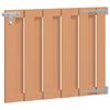 vidaXL Haveport 100 x 80 cm WPC og Aluminium Brun