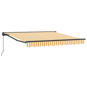 vidaXL Markiseramme Gul og Hvid 300 x 250 cm