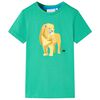 T-shirt til b&oslash;rn str. 128 m&oslash;rkebl&aring;