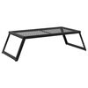 vidaXL Foldbart Camping Grill 58 x 31 x 2 cm Legeret St&aring;l Sort