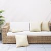 vidaXL sofapuder 4 stk. 60x60 cm stof cremefarvet