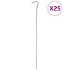 vidaXL teltpl&oslash;kker 25 stk. 30 cm &Oslash;4 mm galvaniseret st&aring;l