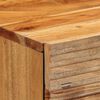 vidaXL Natskab med skuffe Brun 50 x 33 x 60 cm Massivt akacietr&aelig;
