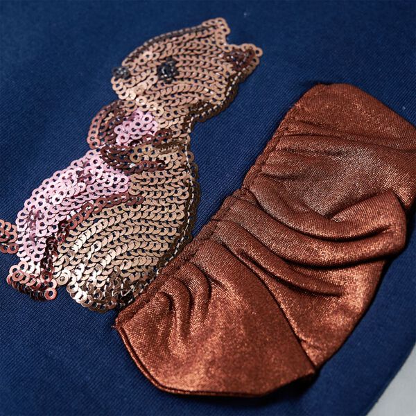 Sweatshirt til børn str. 140 marineblå