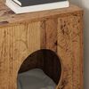 vidaXL Kat Hus Gammelt træ 42,5 x 40 x 52,5 cm Konstrueret træ