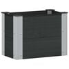 vidaXL H&oslash;jbed Sort 50 x 30 x 36 cm alu.