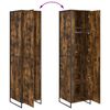 vidaXL Warderobe 2 pcs R&oslash;get Eg 50 x 50 x 200 cm Konstrueret tr&aelig;