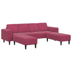 vidaXL Stue Sofa 3 pcs Vinr&oslash;d