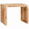 vidaXL Endebord Brun 60 x 35 x 46 cm Massivt mangotr&aelig;