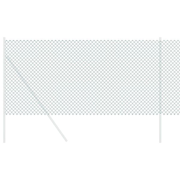 vidaXL K&aelig;delink indhegning Gr&oslash;n 25 x 1,2 m St&aring;l