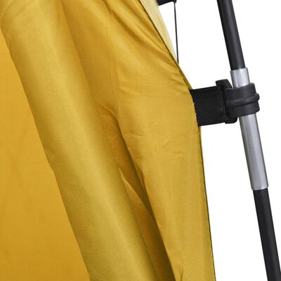 vidaXL bruse/WC/omklædningstelt gul