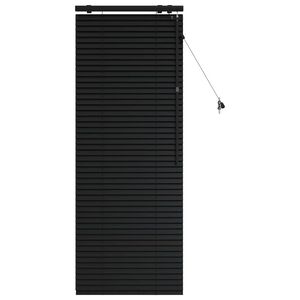 vidaXL Persienner Sort 65 x 160 cm 35 mm Massivt Paulownia Tr&aelig;